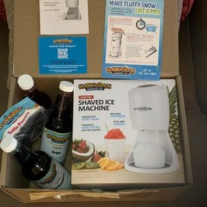 Hawaiian Shaved Ice S900A Electric Shaved Machine